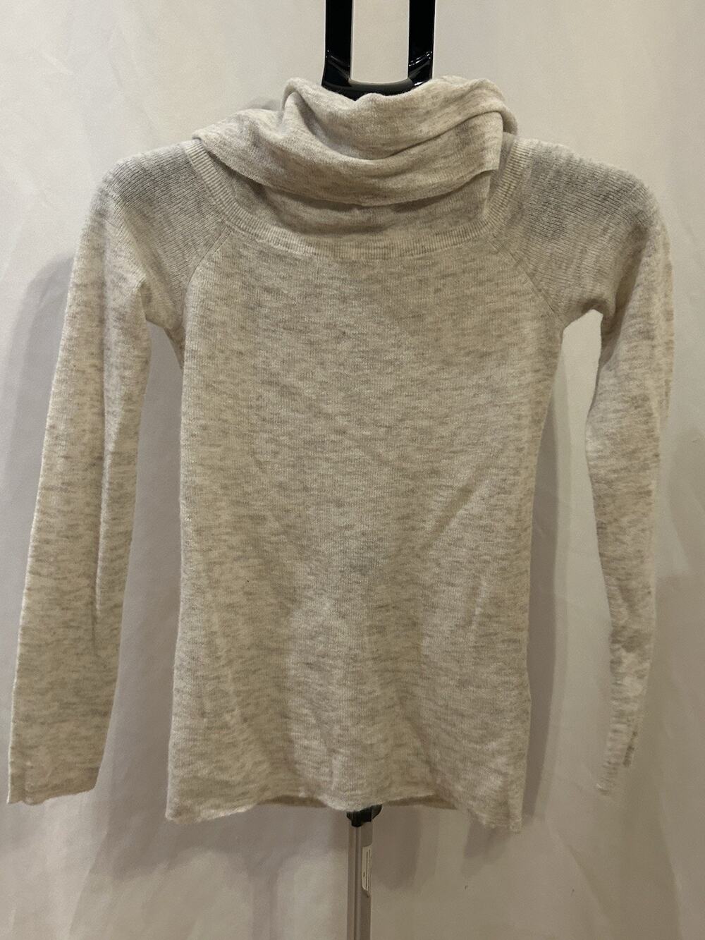 NWT Madewell Light Gray Cowl Neck Sweater Women's size S